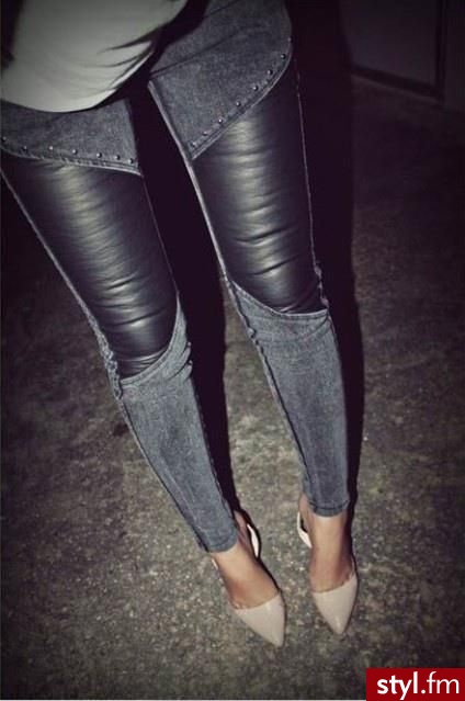 Jeansy Spodnie Moda