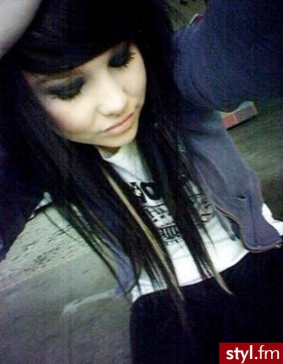EMO Alternatywne Średnie Fryzury