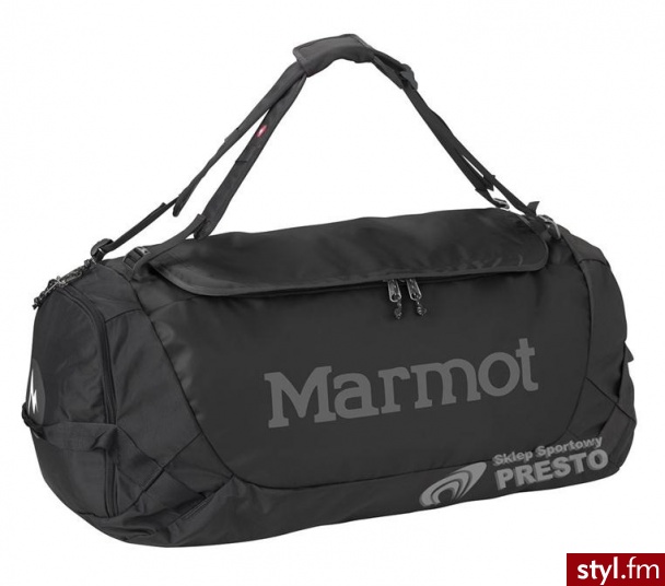 Marmot Torba podróżna plecak Long Hauler Duffle Bag S 38 czarno-szary - Torby podróżne Torebki Moda