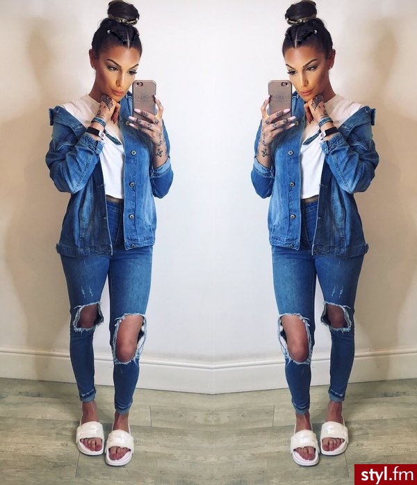 Jeansy Spodnie Moda
