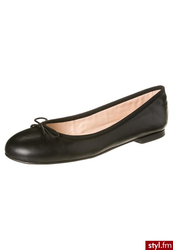 Fun&Basics Baleriny czarny - Balerinki Buty Moda