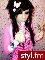 EMO Alternatywne Średnie Fryzury