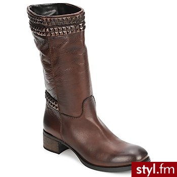 Strategia BUTY GUANTO Brown - Kozaki Buty Moda