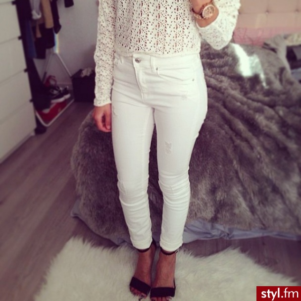 Jeansy Spodnie Moda