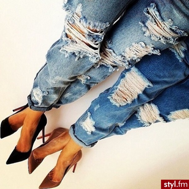 Jeansy Spodnie Moda