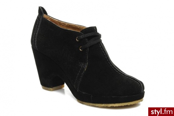 Clarks Originals PÓŁBUTY I BOTKI SERIN SNOW BY CLARKS ORIGINALS (Czarny) - Botki Buty Moda