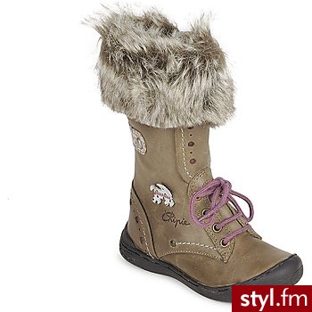 Chipie Buty Dziecko  Elika Brown - Kozaki Buty Moda