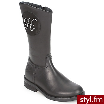 Hip Buty Dziecko Dinat Black - Kozaki Buty Moda