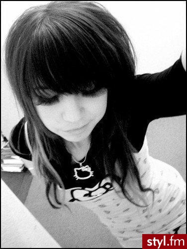 EMO Alternatywne Średnie Fryzury