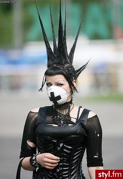 Punk Rock Alternatywne Średnie Fryzury