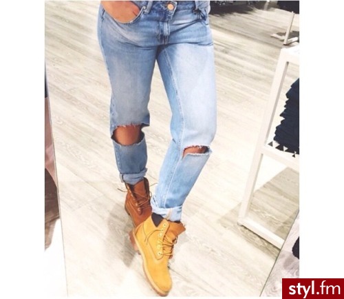 Jeansy Spodnie Moda