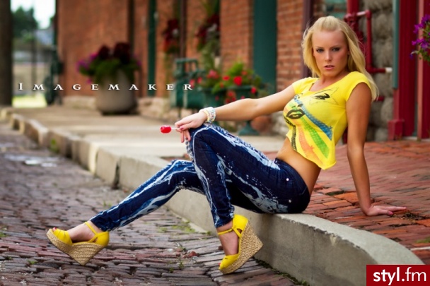 Jeansy Spodnie Moda