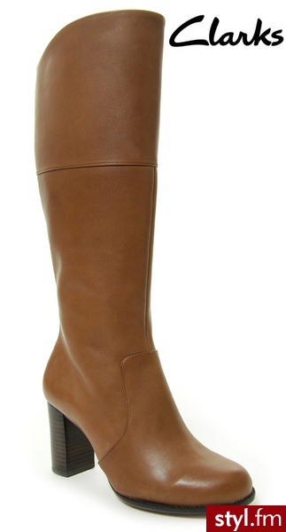 Clarks LORA BECCLES TAN - Kozaki Buty Moda