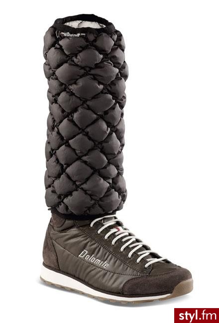 Dolomite buty CINQUANTAQUATTRO BOOT WP brown/ivory Kozaki - Kozaki Buty Moda