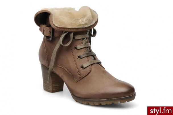 Manas PÓŁBUTY I BOTKI BERMIA BY MANAS (Brązowy) - Botki Buty Moda