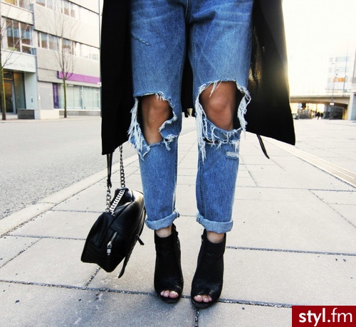 Jeansy Spodnie Moda
