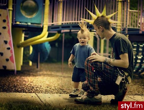 ;**. Zachwycają mnie takie zdjęcia... - Punk Rock Alternatywne Średnie Fryzury