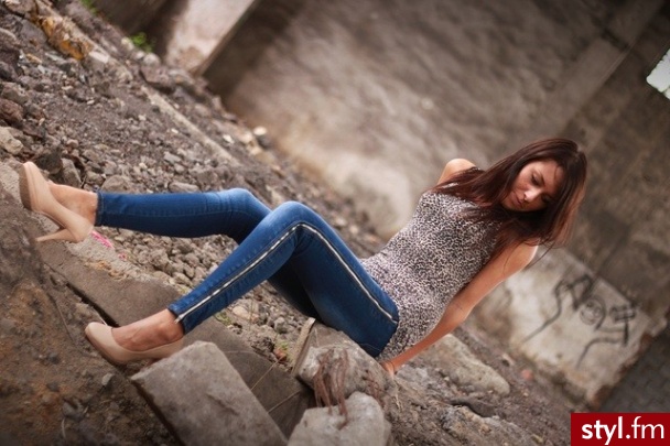 Jeansy Spodnie Moda