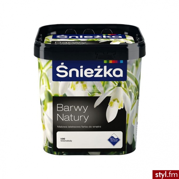Śnieżka Emulsyjna Barwy Natury Biała 100 5L - Emu Buty Moda