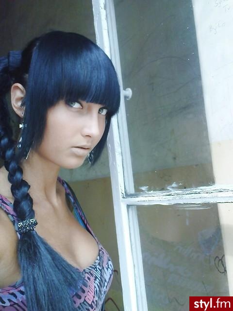 EMO Alternatywne Średnie Fryzury