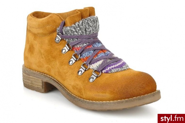 Mikaela PÓŁBUTY I BOTKI DELFIST BY MIKAELA (Brązowy) - Botki Buty Moda