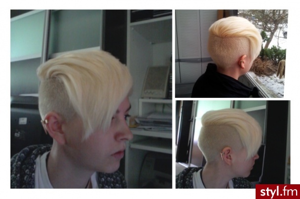 Blond Rozpuszczone Proste z grzywką Na co dzień Krótkie Fryzury