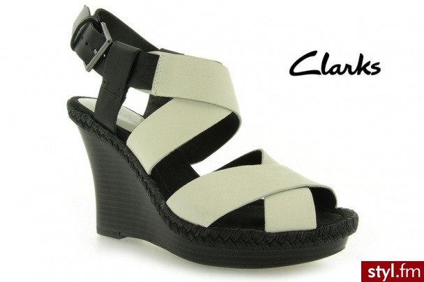 Clarks Silky Sweet Bone Leather - Koturny Buty Moda