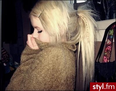 upięcie - Blond Upięcie Proste z grzywką Na co dzień Długie Fryzury