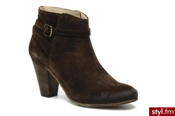 Georgia Rose PÓŁBUTY I BOTKI VOBOOT BY (BRĄZOWY) (Brązowy) - Botki Buty Moda