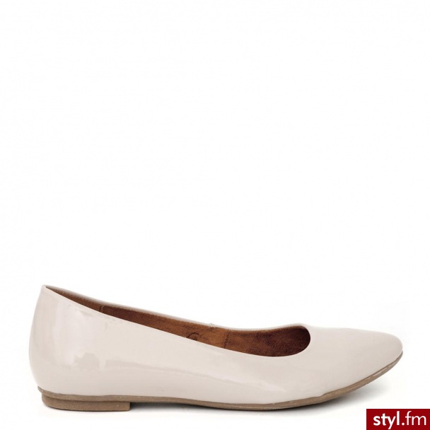 Venezia BALERINY 873 VER BEIGE - Balerinki Buty Moda