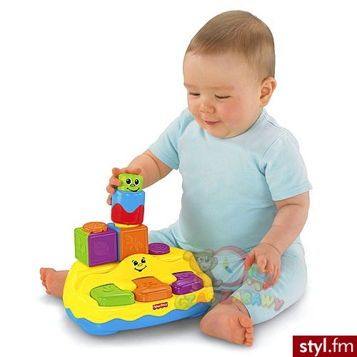 Fisher Price Wesołe Pianinko Z Klockami V6940 - Dziecko