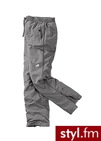 Bonprix Spodnie sportowe z mikrofazy jasnoszary 954646_2065 - Pozostałe Spodnie Moda