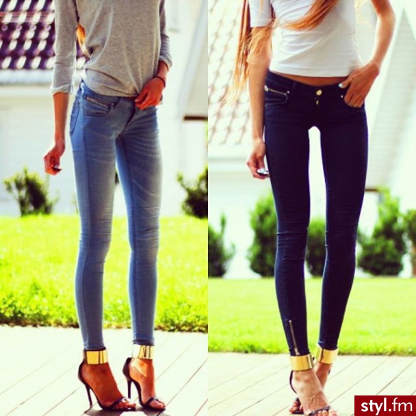 Jeansy Spodnie Moda