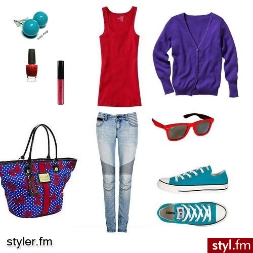 Czerwony + niebieski - Styler