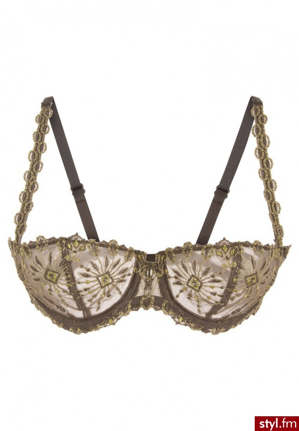 Chantelle VENDOME Biustonosz balkonetka zielony (1905) - Biustonosze Bielizna Moda