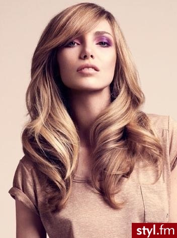 Blond Rozpuszczone Proste Na co dzień Długie Fryzury