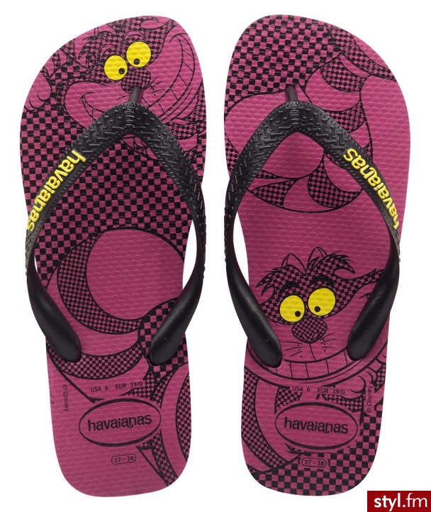 Havaianas JAPONKI DISNEY ART SUPER PINK - Klapki Buty Moda
