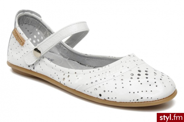 Pataugas Balerinki Sean/V by (Biały) - Balerinki Buty Moda
