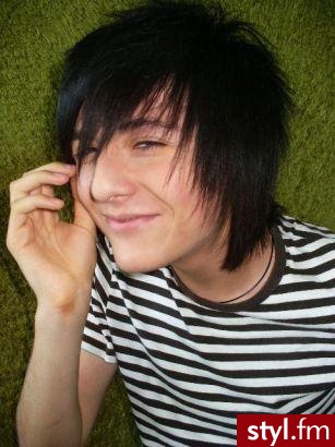 EMO Alternatywne Średnie Fryzury