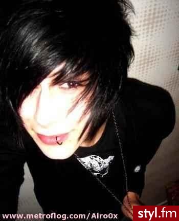EMO Alternatywne Średnie Fryzury