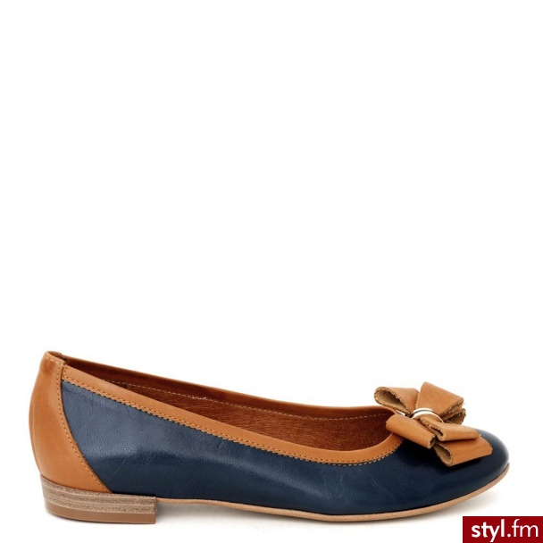Venezia BALERINY F304 285 BLU - Balerinki Buty Moda