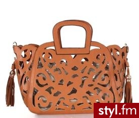 Ażurowy koszyk Camel Trapez - zapraszam na stronę: ModneNiebo.pl - Torebki na co dzień Torebki Moda