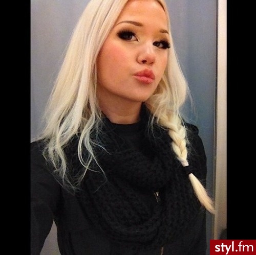 Blond Warkocze Proste Na co dzień Długie Fryzury