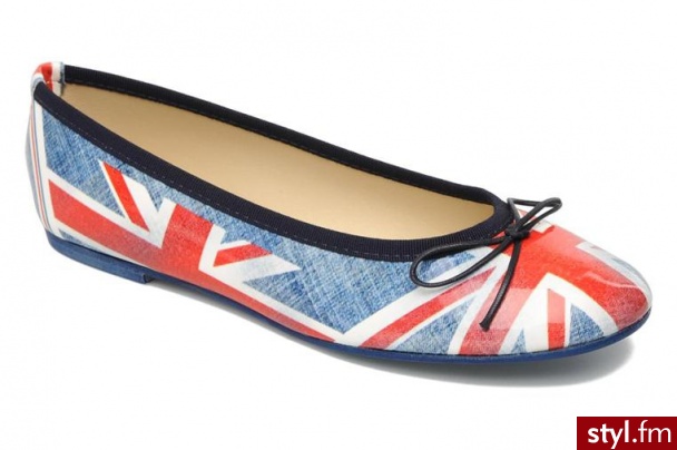 Coco et abricot Balerinki G2 Toile W by (Multikolor) - Balerinki Buty Moda