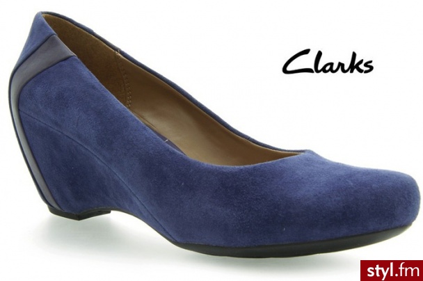 Clarks CZÓŁENKA CAPRICORN AIR MIDNIGHT SUEDE - Czółenka Buty Moda