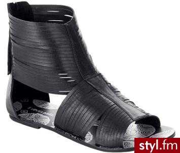 buty. czarne - Pozostałe Buty Moda