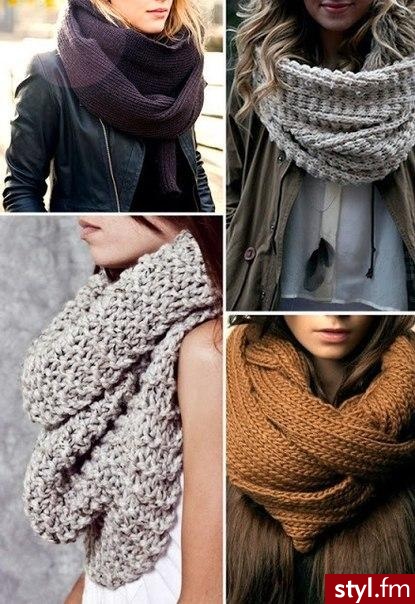 Szaliki Dodatki Moda