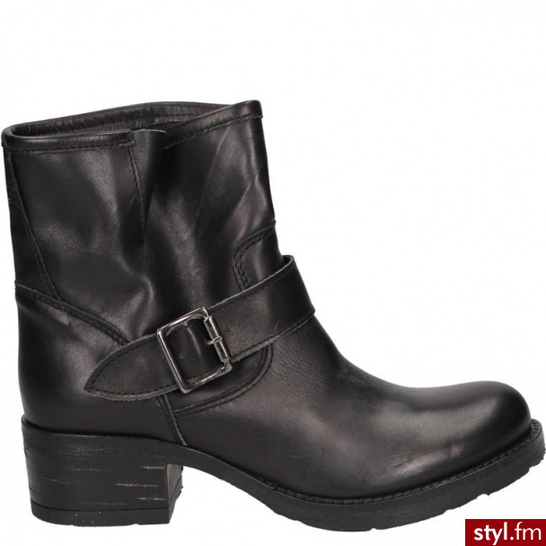 Venezia BOTKI 215 VIT NERO - Botki Buty Moda