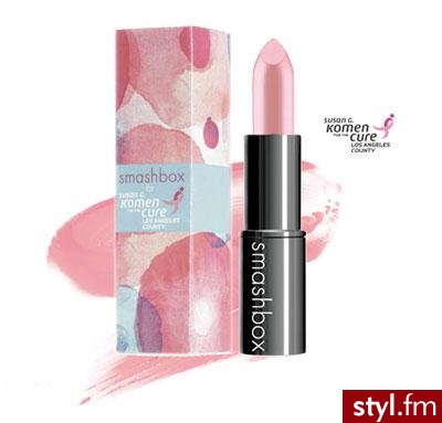 Smashbox - $22. 40% funduszy ze sprzedaży pomadki będzie przeznaczonych na kampanię walki z rakiem. - Misz-masz