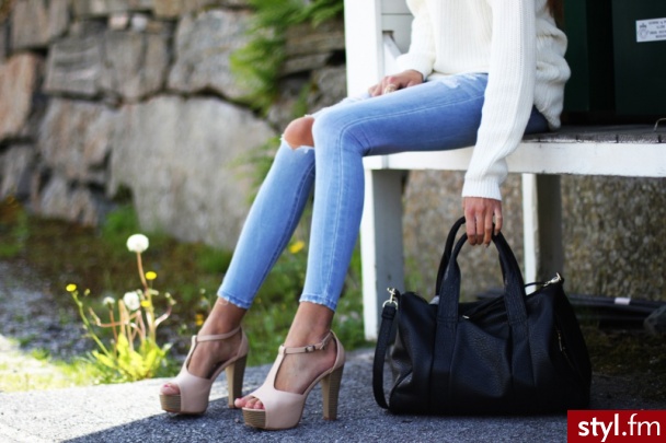 Jeansy Spodnie Moda